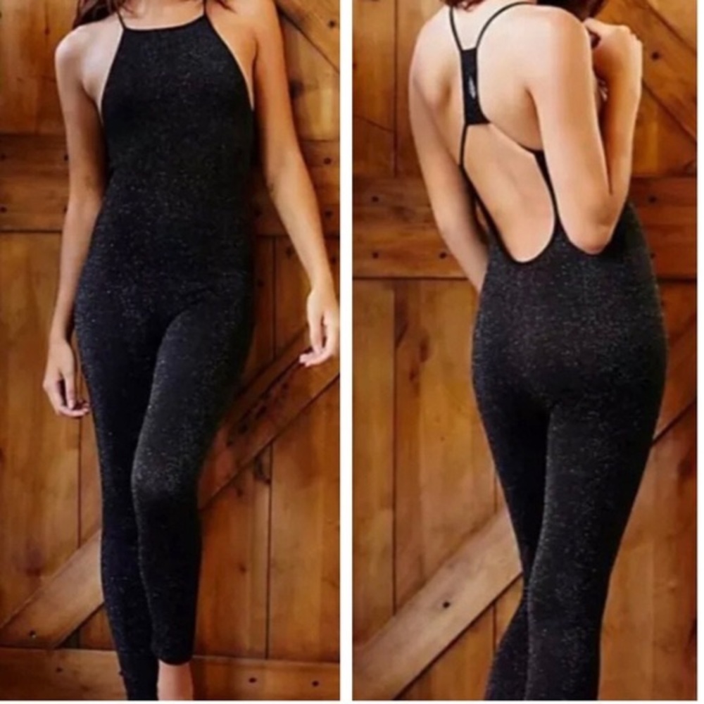 Free People Movement Polish Up Sparkly Workout One Piece